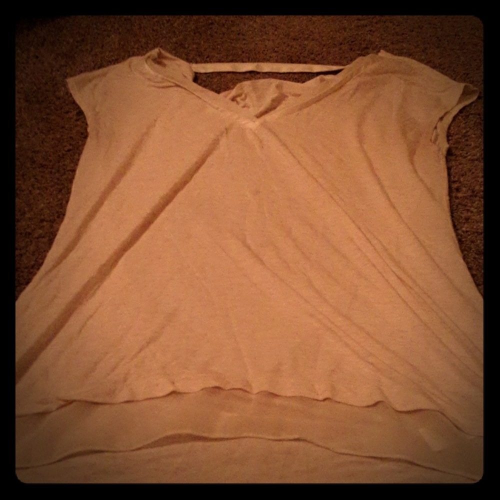 Cute soft white top